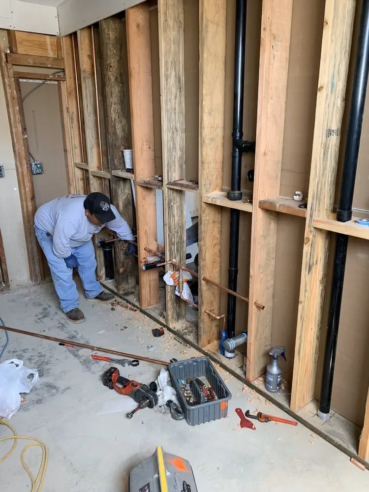 Commercial rough-in plumbing for Water Heater Replacement in Saddle Ridge